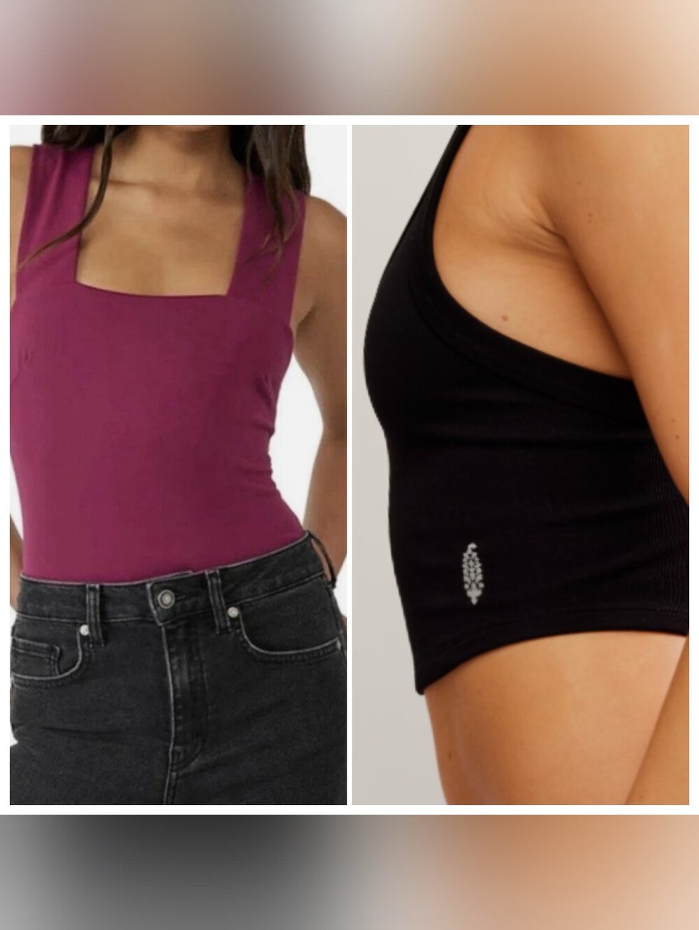 Free People Bodysuit And Tank Bundle Women XS
